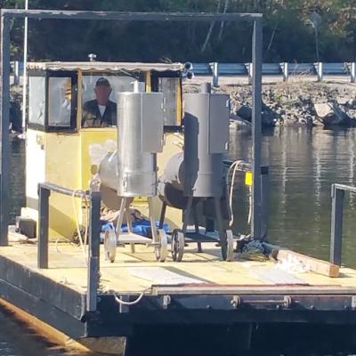 Smokers On Ferry